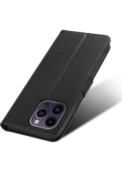IPhone 15 Için Kılıf Pro Max Manyetik Cüzdan Kapak Kart Tutucu Kickstand (Yurt Dışından)