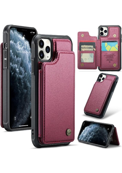 IPhone 11 Pro Kart Tutucu Ince Darbeye Dayanıklı Durumda Pu (Yurt Dışından) fiyatları