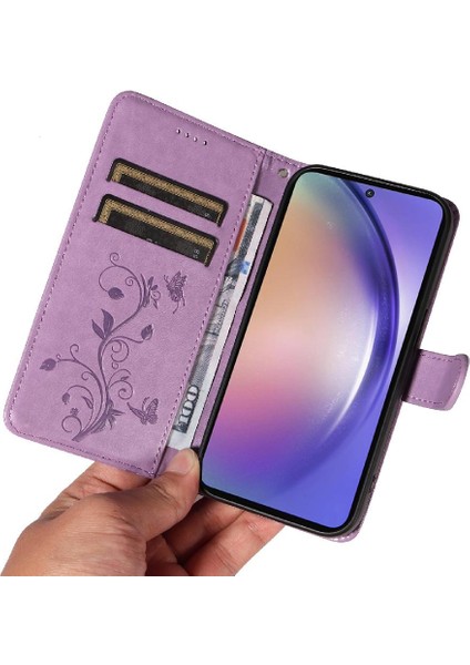 Samsung Galaxy Case 5g Için Kılıf ve Kart Yuvası Cüzdan Telefon Kılıfı ile Yüksek (Yurt Dışından)