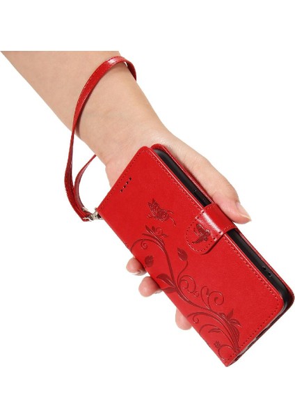 Huawei P30 Lite Cüzdan Telefon Kılıfı ve El ile Kart Yuvası Için Flip Case (Yurt Dışından)
