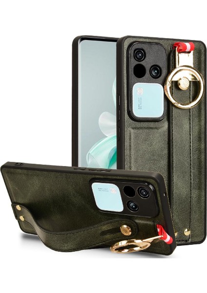 Vivo V30 Pro 5g Uyumluluk Kolaylık Premium Pu Deri Için Kılıf (Yurt Dışından)