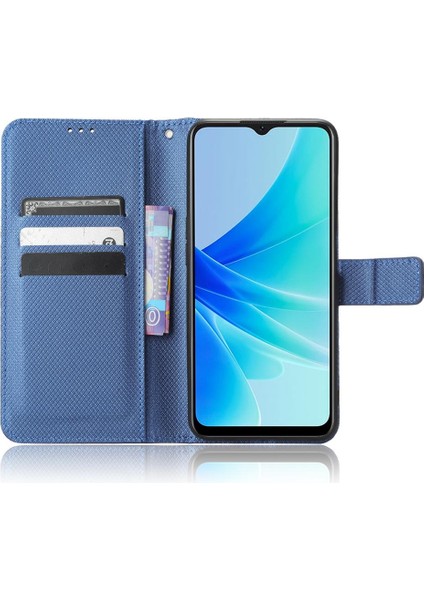 SZY Mall Oppo A57 4g Kapak Için Kılıf Kickstand Manyetik Cüzdan Kart Tutucu (Yurt Dışından)