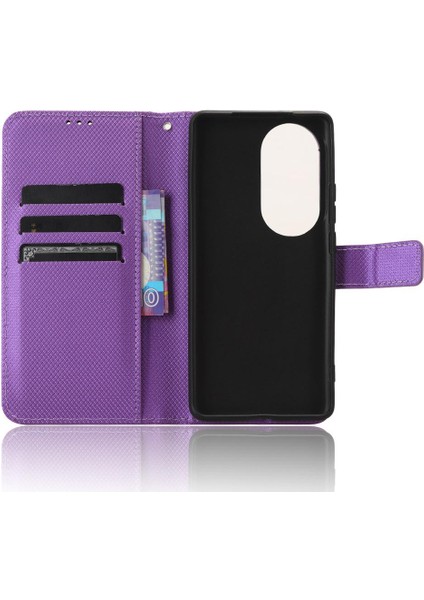 Oppo Oppo 10 Pro 5g Için Kılıf Kapak Kickstand Manyetik Cüzdan Kart Tutucu (Yurt Dışından)