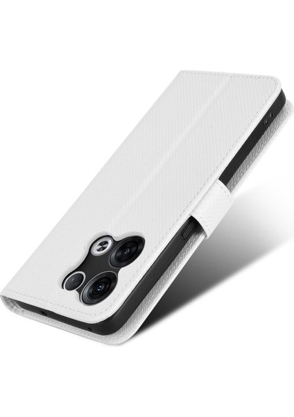 Oppo Oppo 8 Pro 5g Için Kılıf Kapak Manyetik Cüzdan Kickstand Kart Tutucu (Yurt Dışından)