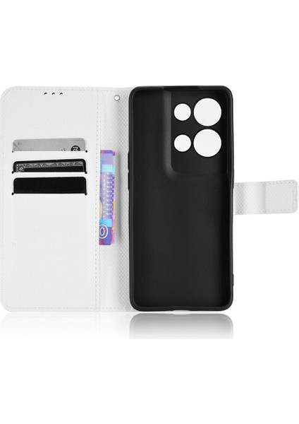 Oppo Oppo 8 Pro 5g Için Kılıf Kapak Manyetik Cüzdan Kickstand Kart Tutucu (Yurt Dışından)