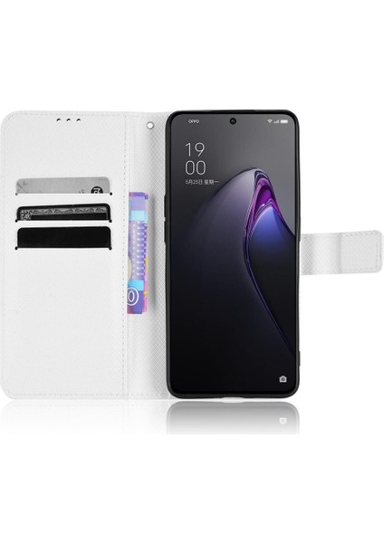 Oppo Oppo 8 Pro 5g Için Kılıf Kapak Manyetik Cüzdan Kickstand Kart Tutucu (Yurt Dışından)