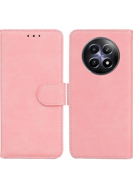 Realme 12 5g Için Flip Case Standı Tutucu Premium Pu Deri Manyetik Kart (Yurt Dışından)