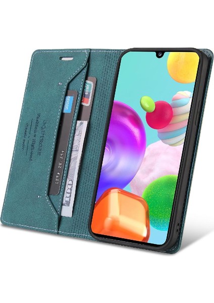 Samsung Galaxy Two Iki Kart Yuvaları Kickstand Premium Deri Için Kılıf (Yurt Dışından) modelleri