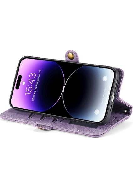 IPhone 14 Için Flip Case Cüzdan Kılıf Basit Iş Flip Kapak (Yurt Dışından) modelleri