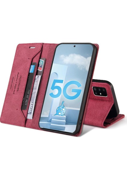 Samsung Galaxy A71 5g Premium Deri Iki Kart Yuvaları Premium (Yurt Dışından)