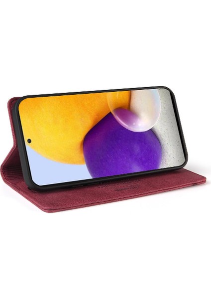 Samsung Galaxy A72 5g Kickstand Premium Deri Premium Deri Kılıf (Yurt Dışından) fiyatları