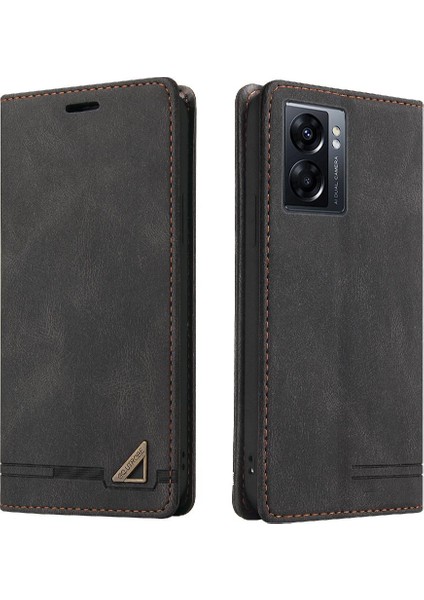 Oppo A77 Premium Deri Iki Kart Yuvaları Kickstand Premium Için Kılıf (Yurt Dışından)
