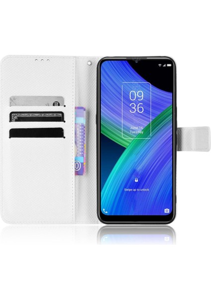 Tcl 20R 5g Manyetik Cüzdan Kart Tutucu Kickstand Kapak Için Kılıf (Yurt Dışından) fiyatları