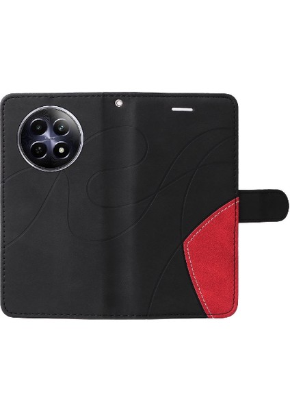 Realme 12 5g Kickstand Koruyucu Pu Deri Flip Folio Kılıf Için Flip Case (Yurt Dışından) modelleri