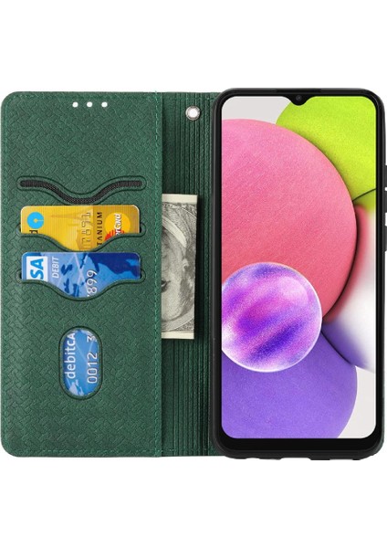 Samsung Galaxy A03 Için Kılıf Pu Deri Kapak Çevirin Folio Kitap El Cüzdan (Yurt Dışından) indirimleri