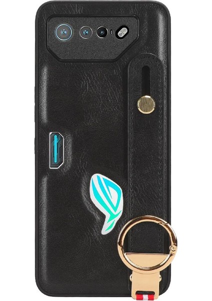 Asus Rog Telefon 7 Premium Pu Deri Kolaylık Bilek Kayışı Için Kılıf (Yurt Dışından)