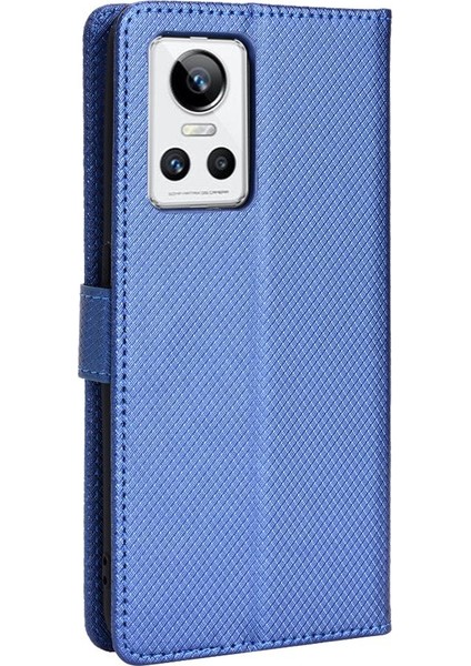 Realme Gt Neo 3 Kickstand Kart Tutucu Manyetik Cüzdan Kapak Için Kılıf (Yurt Dışından)