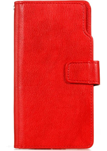 Xiaomi Redmi Için Not 9 Pro Max Manyetik Pu Deri Cüzdan Kickstand (Yurt Dışından)