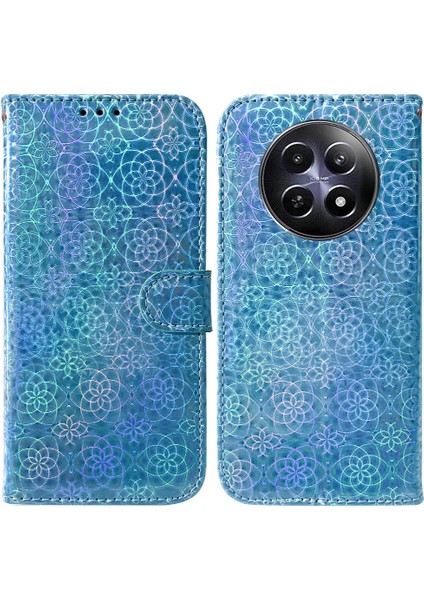 Realme 12 5g Cüzdan Durumda Kart Yuvası Premium Pu Deri Standı (Yurt Dışından)