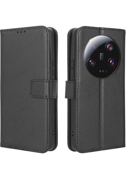 Xiaomi 13 Ultra Kart Tutucu Için Kickstand Kapak Manyetik Cüzdan (Yurt Dışından)