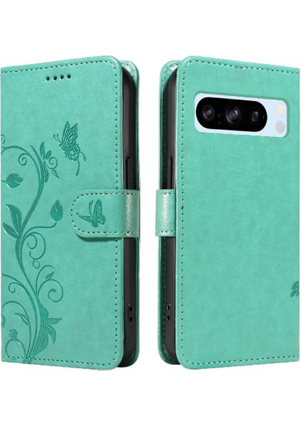 El Kayışı Kabartmalı Kelebek Yüksek ve Pixel 8 Pro Için Kılıf (Yurt Dışından)