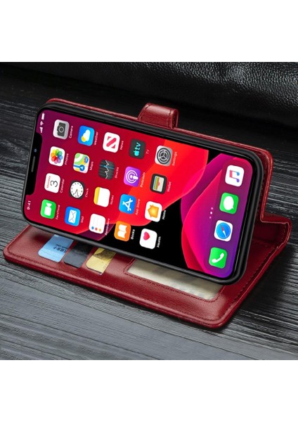 IPhone 11 Için Kılıf Pro Max Zarif Iş Cüzdan Fonksiyonu Deri (Yurt Dışından)