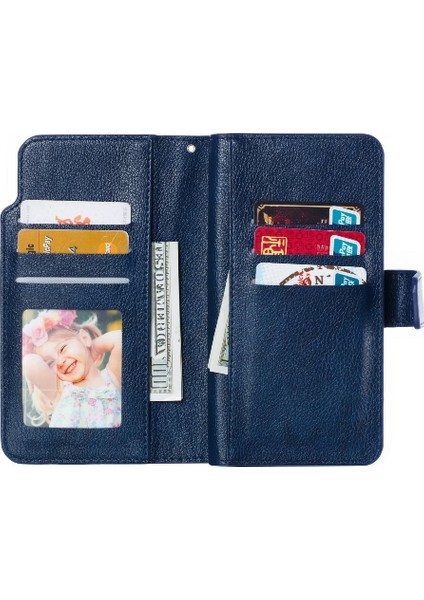 Samsung Galaxy S10 Artı 9 Kart Yuvaları Manyetik Cüzdan Kickstand Pu (Yurt Dışından) fiyatları