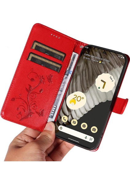Pixel 7 Pro ve Kart Yuvası Yüksek Kaliteli Deri Cüzdan Için Kılıf (Yurt Dışından) indirimleri