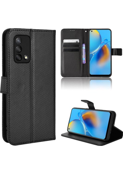 Oppo A74 4g Kapak Manyetik Cüzdan Kart Tutucu Kickstand Için Kılıf (Yurt Dışından)