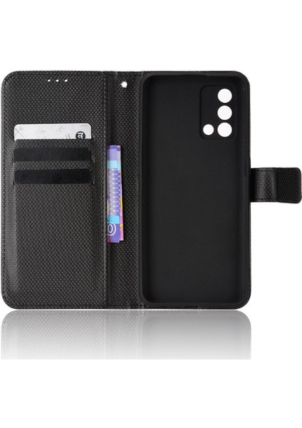 Oppo A74 4g Kapak Manyetik Cüzdan Kart Tutucu Kickstand Için Kılıf (Yurt Dışından)