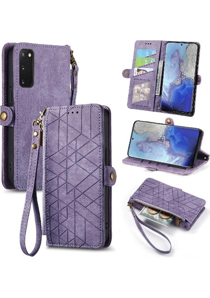 Samsung Galaxy S20 Için Flip Case Artı Kapak Çevirin Deri Kılıf Darbeye (Yurt Dışından)