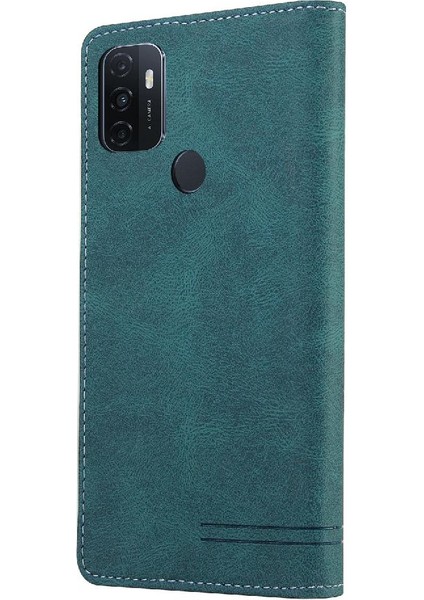 BDT Boutique Oppo A53 2020 Kickstand Premium Deri Için Kılıf Iki Kart Yuvaları Prim (Yurt Dışından)