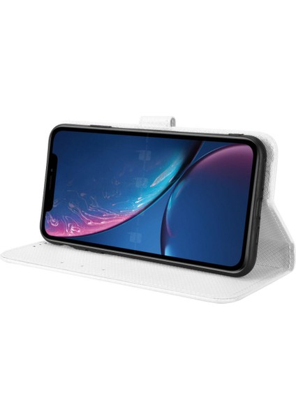 IPhone Xr Kapak Kickstand Kart Tutucu Manyetik Cüzdan (Yurt Dışından)