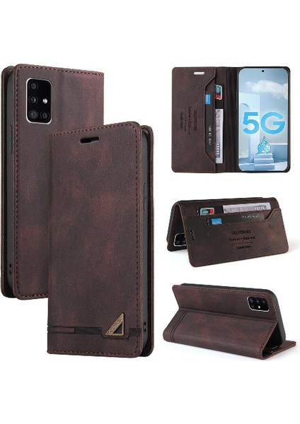 Samsung Galaxy A51 5g Premium Deri Premium Deri Kickstand (Yurt Dışından) fiyatları