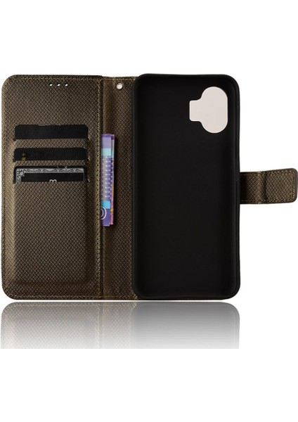 Nothing Kılıf Telefon 2 Kart Tutucu Kickstand Kapak Manyetik Cüzdan (Yurt Dışından)