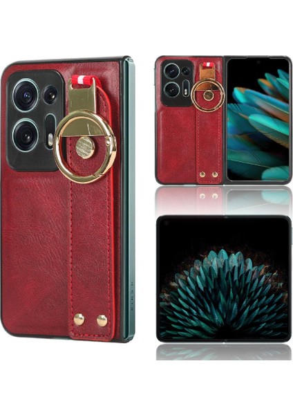 Oppo Için Kılıf N2 Bilek Kayışı Kolaylık Premium Pu Deri Bulmak (Yurt Dışından)