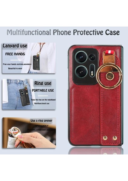 Oppo Için Kılıf N2 Bilek Kayışı Kolaylık Premium Pu Deri Bulmak (Yurt Dışından)
