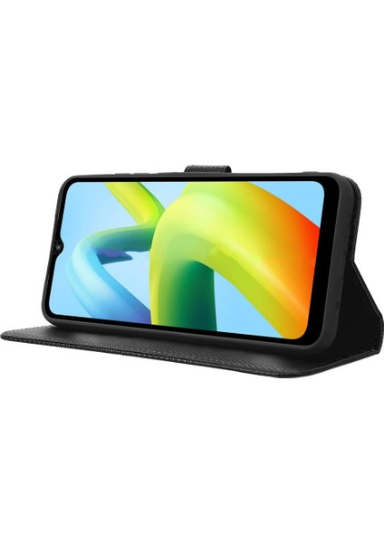 Xiaomi Redmi A1 Artı Kickstand Manyetik Cüzdan Kart Tutucu Kapak (Yurt Dışından)