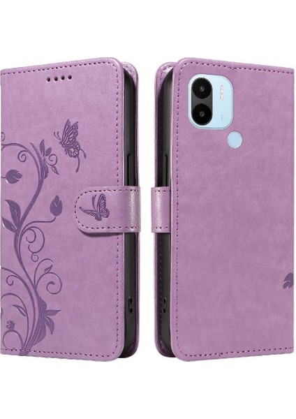 Xiaomi Redmi A1 Artı ve Kart Yuvası El ile Kabartmalı Kelebek (Yurt Dışından)