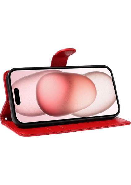 IPhone 15 Için Kılıf Artı Kabartmalı Kelebek Cüzdan Telefon Kılıfı Yüksek Kalite (Yurt Dışından) indirimleri