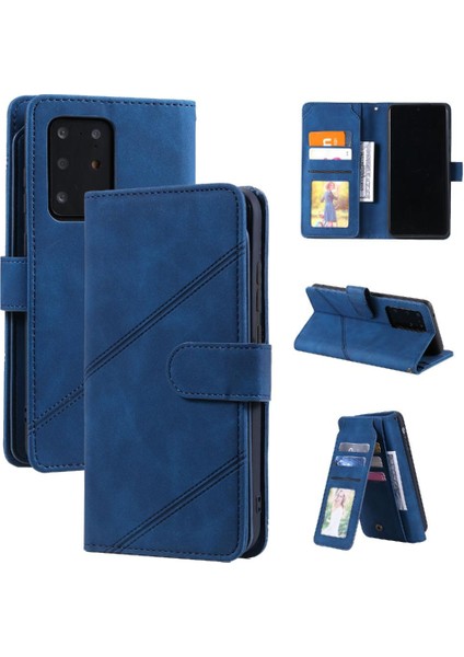 Samsung Galaxy S20 Ultra Pu Deri Manyetik Kart Tutucu Cüzdan (Yurt Dışından)