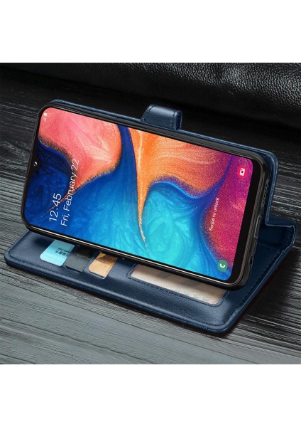 Samsung Galaxy A20E Kapak Kapak Cüzdan Fonksiyonu Moda Tasarımı (Yurt Dışından)