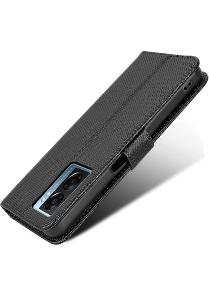 Oppo A57 5g Kickstand Manyetik Cüzdan Kart Tutucu Kapak Için Kılıf (Yurt Dışından)