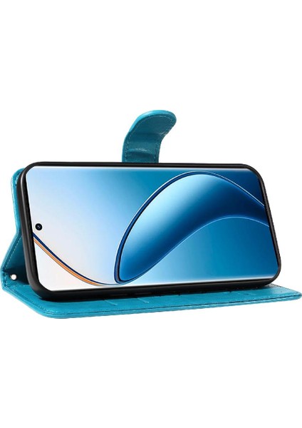 Realme 12 Pro 5g Için Yüksek Kaliteli Deri ve Kart Yuvası ile Flip Case (Yurt Dışından)