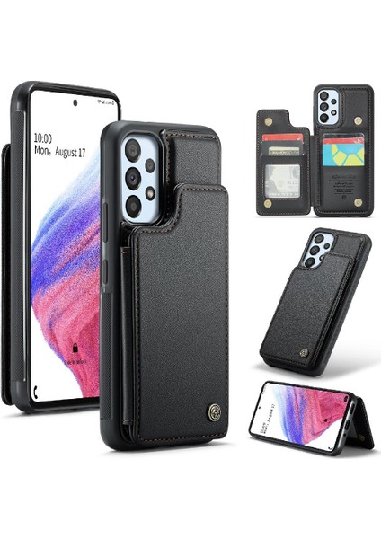 Samsung Galaxy A53 5g Ince Darbeye Vaka Pu Rfıd Için Caseme Cüzdan Kılıf (Yurt Dışından)