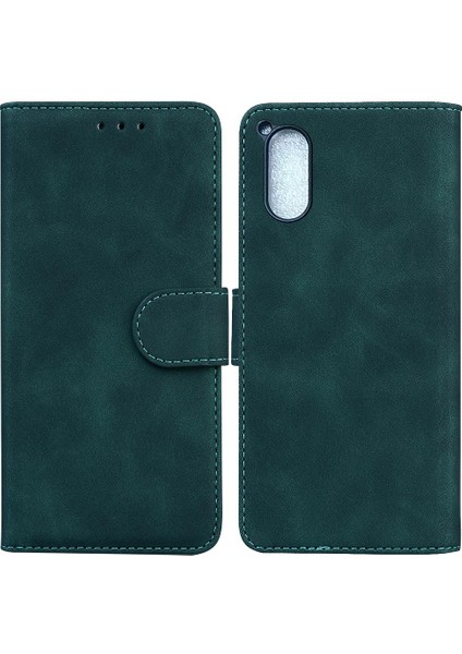 Sony Xperia 5 V Için Flip Case Kart Yuvası Premium Pu Deri Manyetik Standı (Yurt Dışından)