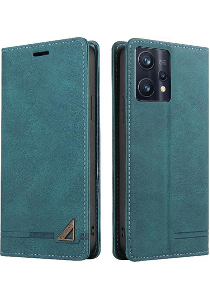 Realme 9 Pro Artı Premium Deri Kickstand Premium Deri Için Kılıf (Yurt Dışından)