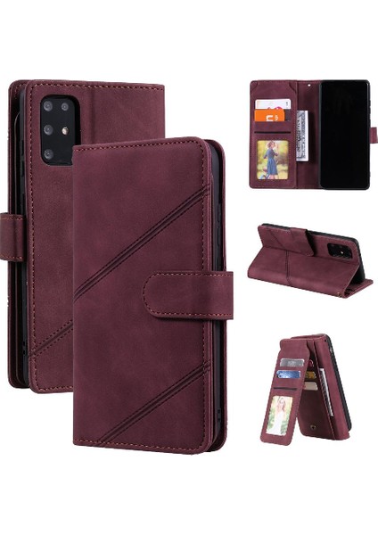 Samsung Galaxy S20 Manyetik Bileklik Kart Tutucu Için Kılıf Kickstand Çevirin (Yurt Dışından)