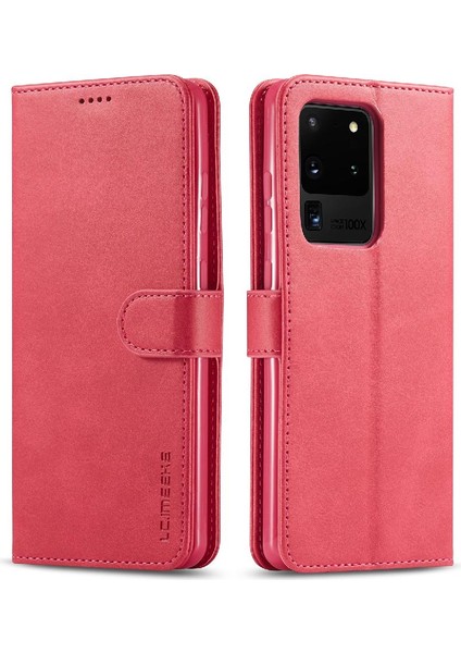 Samsung Galaxy S20 Ultra Tutucu Kart Yuvaları ile Cüzdan Buzağı Flip (Yurt Dışından)