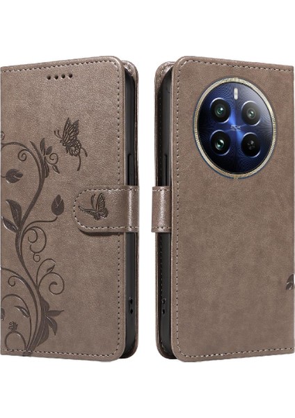 Realme 12 Pro Artı Kabartmalı Kelebek Cüzdan Telefon Kılıfı Için Flip Case ve (Yurt Dışından) indirimleri